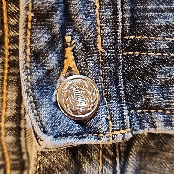 Chicos Platinum Straight jeans, Chicos size 2.5=size 14 - Picture 5 of 10